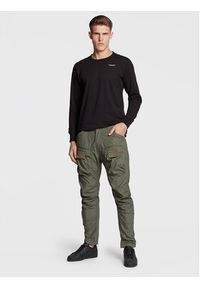 G-Star RAW - G-Star Raw Spodnie materiałowe 3D Cargo D19756-A790-8165 Zielony Regular Fit. Kolor: zielony. Materiał: bawełna