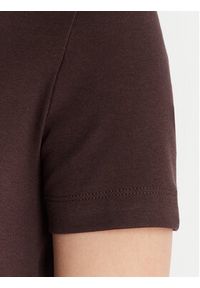 Guess T-Shirt V6RI17 KD741 Brązowy Regular Fit. Kolor: brązowy. Materiał: bawełna #2