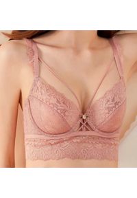 Intica - Koronkowy komplet bielizny z figami na specjalne okazje Caitlin. Kolor: czarny. Materiał: koronka #8