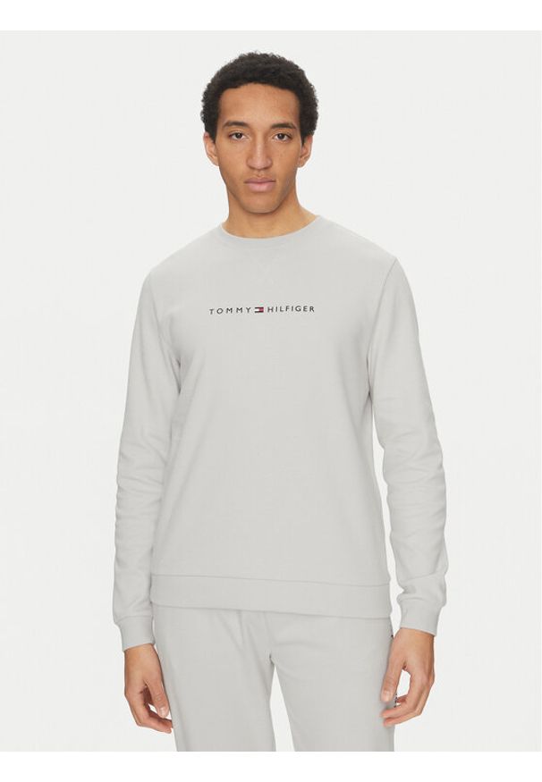 TOMMY HILFIGER - Tommy Hilfiger Bluza UM0UM03346 Szary Regular Fit. Kolor: szary. Materiał: bawełna