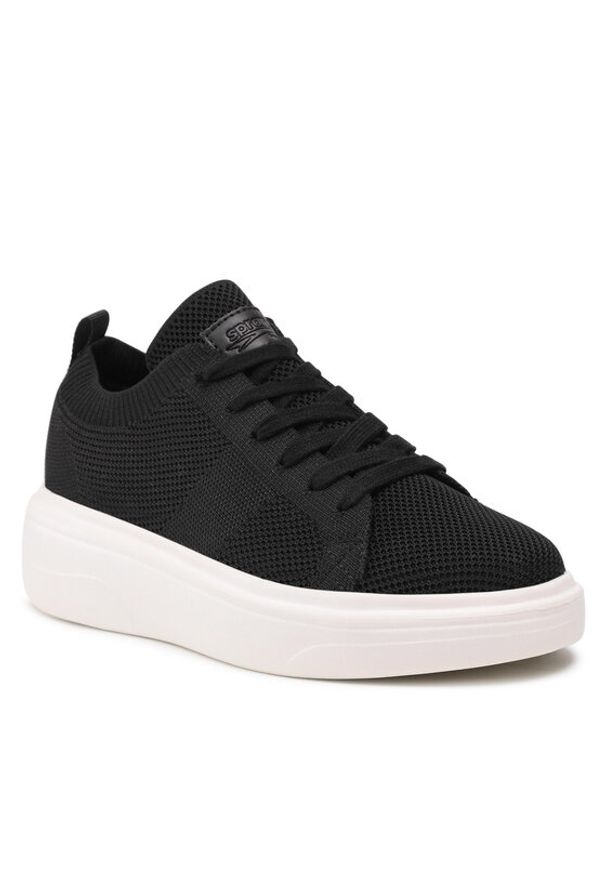 Sprandi Sneakersy WP-S22C168A-2 Czarny. Kolor: czarny. Materiał: materiał