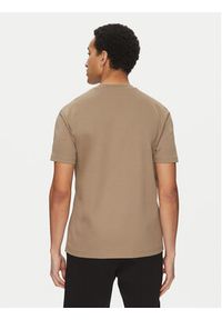 Hugo - HUGO T-Shirt Dalile 50505201 Brązowy Regular Fit. Kolor: brązowy. Materiał: bawełna
