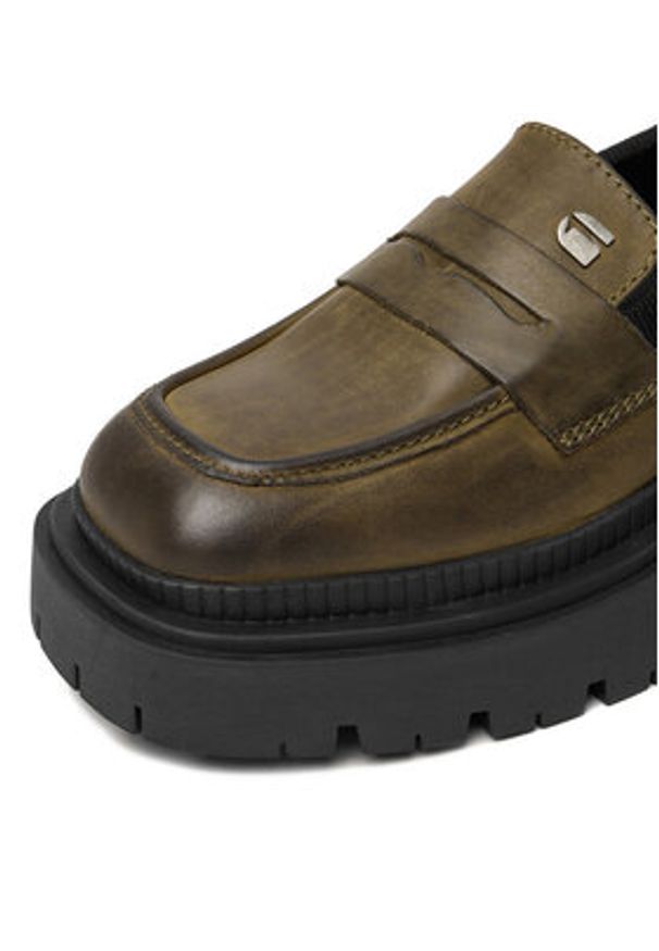 G-Star RAW - G-Star Raw Loafersy CEO-WI34-JOSIA-04 Zielony. Kolor: zielony. Materiał: skóra