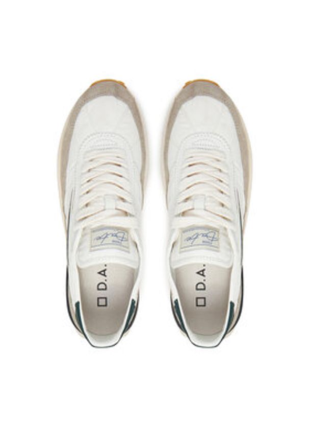 D.A.T.E. Sneakersy Athleta M421-AT-NY Biały. Kolor: biały. Materiał: skóra, zamsz