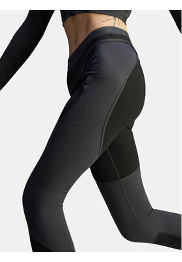 Adidas by Stella McCartney - adidas by Stella McCartney Legginsy Stella McCartney Two-tone JM0302 Czarny Slim Fit. Kolor: czarny. Materiał: syntetyk