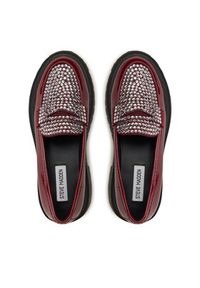 Steve Madden Loafersy Longhaul SM11003448 Bordowy. Kolor: czerwony. Materiał: skóra #5