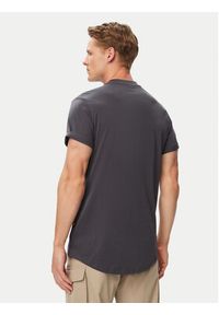 G-Star RAW - G-Star Raw T-Shirt Lash D16396-B353 Szary ciemny Relaxed Fit. Kolor: szary. Materiał: bawełna #4