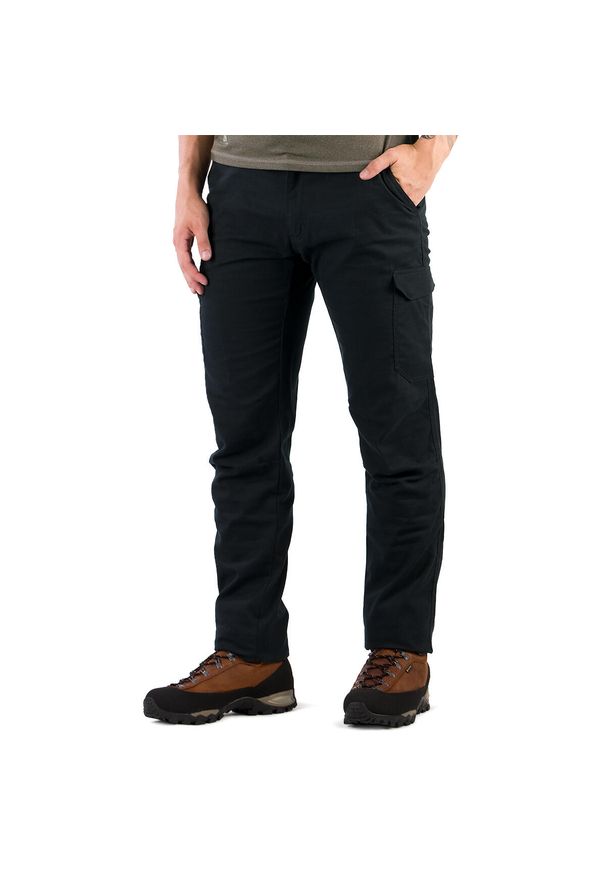 TAGART - Spodnie myśliwskie męskie Tagart Enduro 2 Ripstop wygodne bojówki. Kolor: czarny. Sport: outdoor