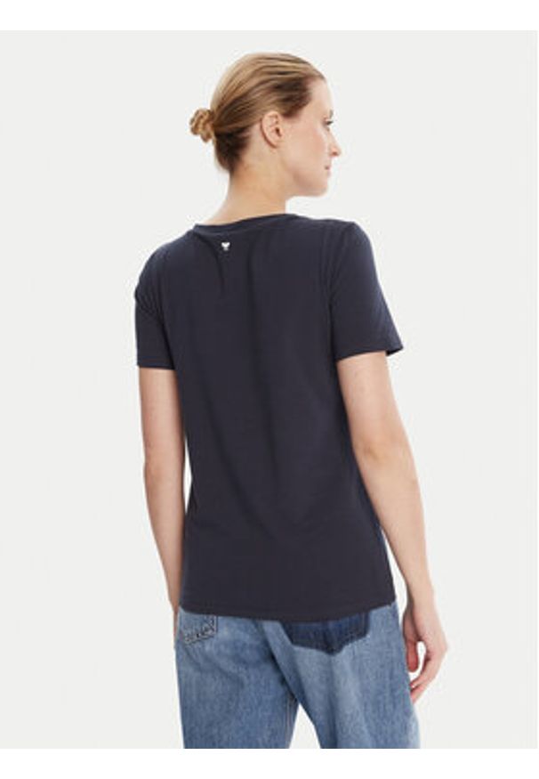 Weekend Max Mara T-Shirt Multib 2525976011 Granatowy Regular Fit. Kolor: niebieski. Materiał: bawełna