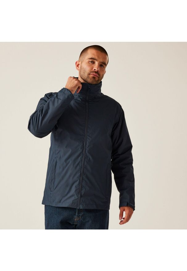 Regatta - Kurtka robocza 3w1 męska Classic. Kolor: fioletowy. Sezon: zima. Sport: turystyka piesza