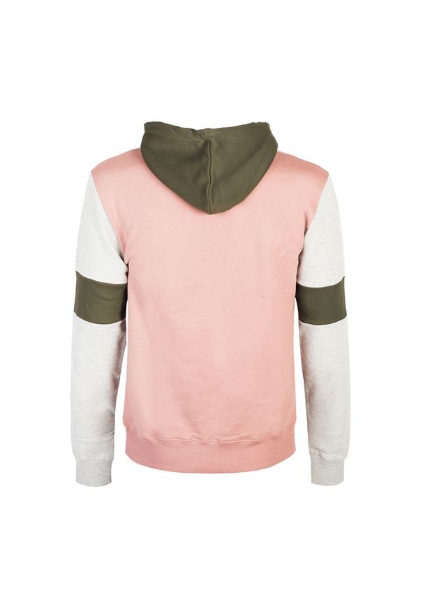 Les Hommes Bluza | UHH302750M | Mężczyzna | Wielokolorowy. Okazja: na co dzień. Typ kołnierza: kaptur. Kolor: wielokolorowy. Materiał: bawełna. Wzór: nadruk. Styl: casual