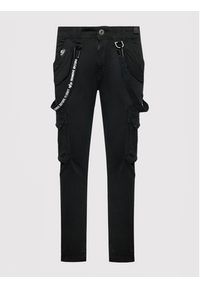 Alpha Industries Spodnie materiałowe Utility 128202 Czarny Slim Fit. Kolor: czarny. Materiał: materiał, bawełna