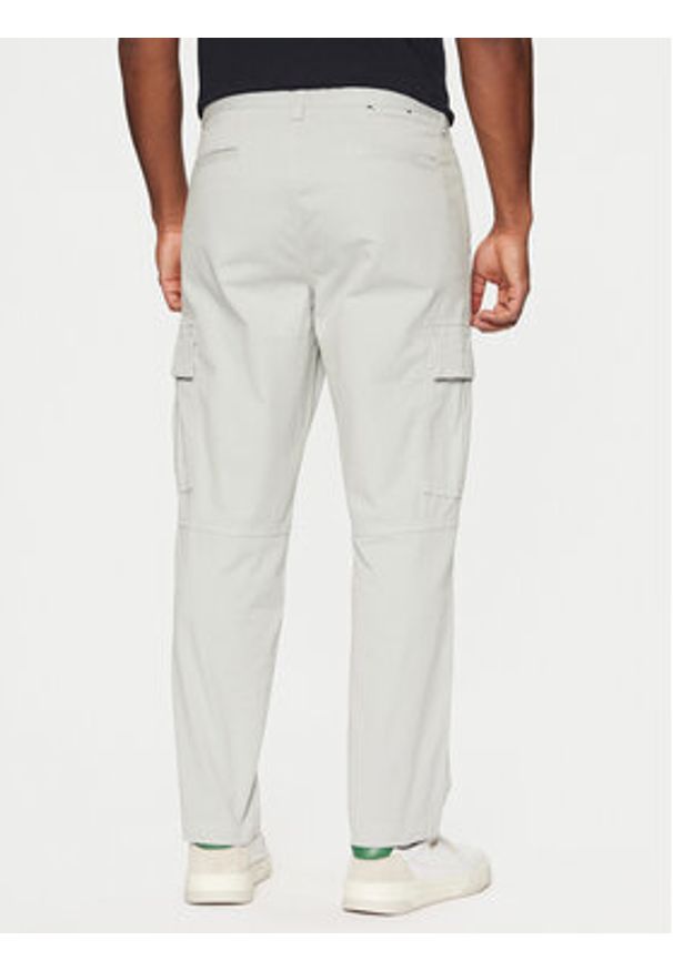 BOSS Spodnie materiałowe Sisla-7 50523149 Szary Regular Fit. Kolor: szary. Materiał: bawełna