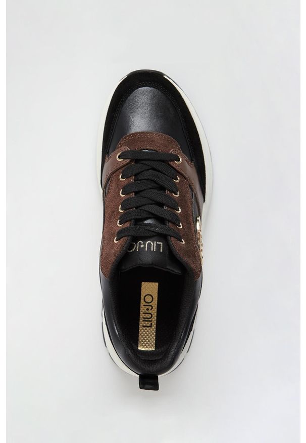 Liu Jo - Sneakersy damskie skórzane LIU JO. Materiał: skóra