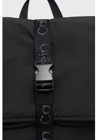 Calvin Klein Performance plecak kolor czarny duży gładki. Kolor: czarny. Materiał: poliester. Wzór: gładki