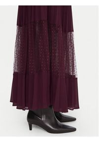 TwinSet - TWINSET Spódnica maxi 252TP2642 Fioletowy Regular Fit. Kolor: fioletowy. Materiał: syntetyk #3