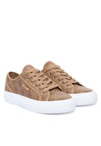 Guess Sneakersy FLTJ10 FAL12 Brązowy jasny. Kolor: brązowy. Materiał: skóra #4