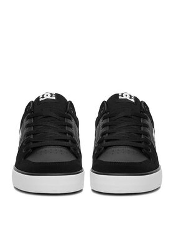 DC Shoes Sneakersy EO-PURE 300660-BLW Czarny. Kolor: czarny. Materiał: nubuk, skóra