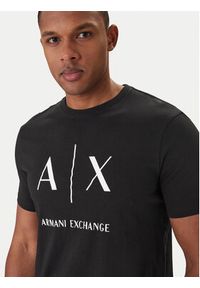 Armani Exchange T-Shirt XM002683 AF10356 UC001 Czarny Regular Fit. Kolor: czarny. Materiał: bawełna #4