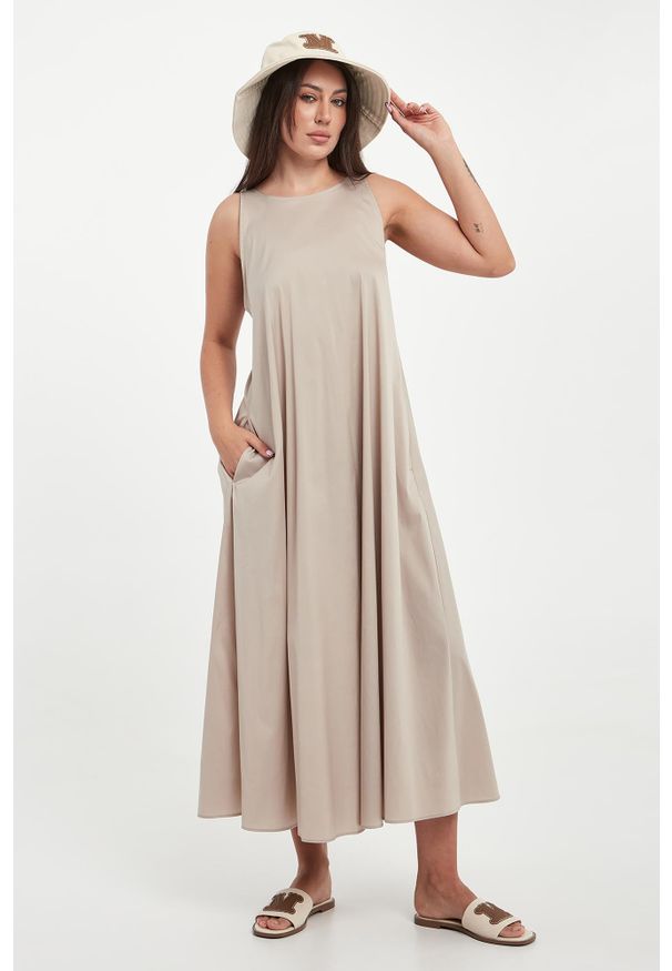 Max Mara Beachwear - Sukienka maxi Seta MAX MARA BEACHWEAR. Długość: maxi