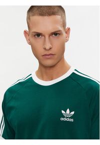 Adidas - adidas T-Shirt adicolor Classics 3-Stripes IM9387 Zielony Slim Fit. Kolor: zielony. Materiał: bawełna