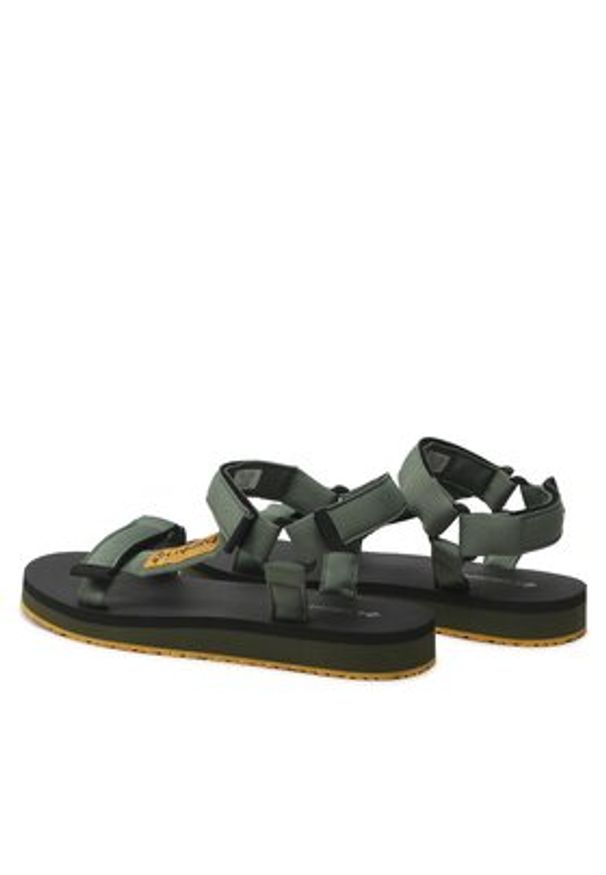 columbia - Columbia Sandały Breaksider Sandal BM0486 Zielony. Kolor: zielony. Materiał: materiał