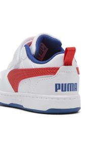 Puma - Sneakersy PUMA Rebound V6 Lo dla małych dzieci PUMA. Kolor: czerwony, niebieski, wielokolorowy, biały. Szerokość cholewki: normalna. Sport: turystyka piesza, koszykówka