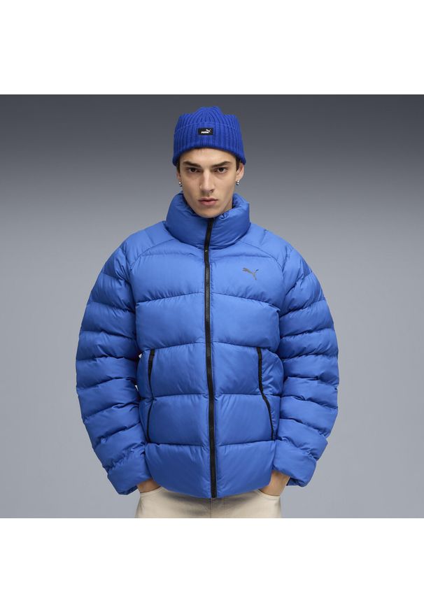 Puma - Męska kurtka Mono PUMA. Kolor: niebieski. Sport: bieganie