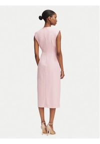 Rinascimento Sukienka koktajlowa CFC0020278002 Różowy jasny Slim Fit. Kolor: różowy. Materiał: syntetyk. Styl: wizytowy #4
