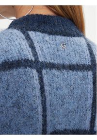 Guess Sweter Nadia W3BR78 Z3BP0 Niebieski Regular Fit. Kolor: niebieski. Materiał: syntetyk #5