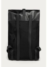 Rains - Plecak Backpack Mini. Kolor: czarny. Materiał: syntetyk, poliester, materiał. Wzór: gładki #5