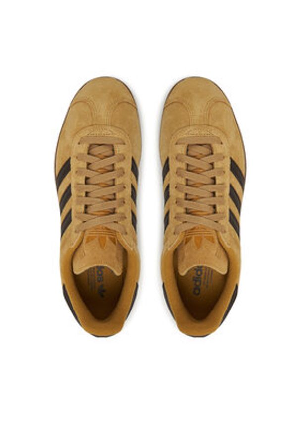Adidas - adidas Sneakersy Gazelle JR6287 Beżowy. Kolor: beżowy. Materiał: zamsz, skóra. Model: Adidas Gazelle
