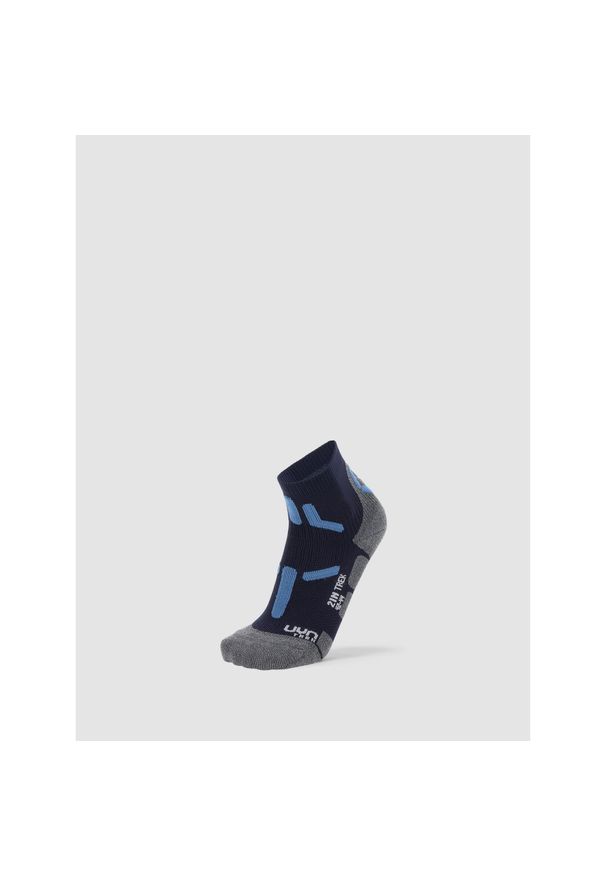 UYN - Trekking 2In Low Socks. Kolor: niebieski. Sport: turystyka piesza