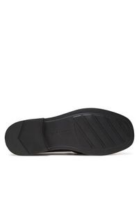 TOMMY HILFIGER - Tommy Hilfiger Lordsy Crest Squarish Toe Penny Loafer FW0FW08633 Czarny. Kolor: czarny. Materiał: skóra #4