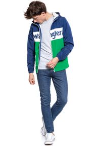 Wrangler - KURTKA WRANGLER WALLY WINDBREAKER BLUE DEPTHS W4707V9JY. Kolor: zielony #4