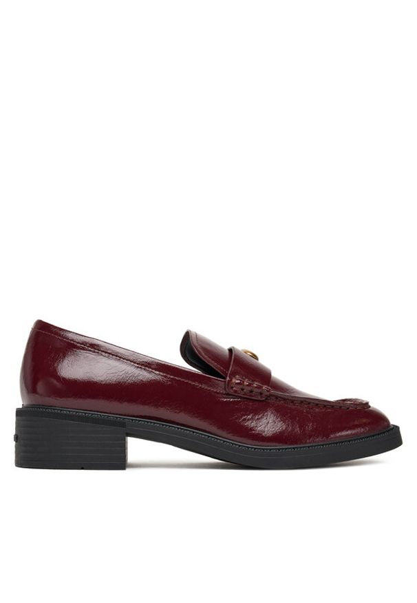Coach Loafersy CCH83 Bordowy. Kolor: czerwony. Materiał: skóra