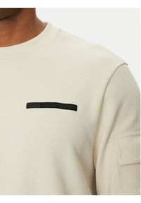 EA7 Emporio Armani Bluza 7M000324 AF12660 U1112 Écru Regular Fit. Kolor: kremowy. Materiał: bawełna #5