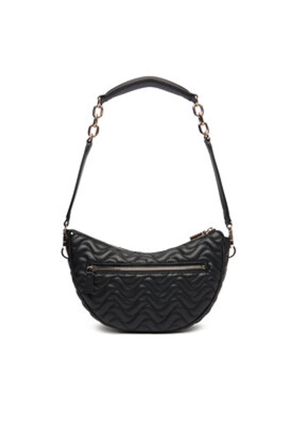 Guess Torebka Melisandra HWQG96 53180 Czarny. Kolor: czarny. Materiał: skórzane