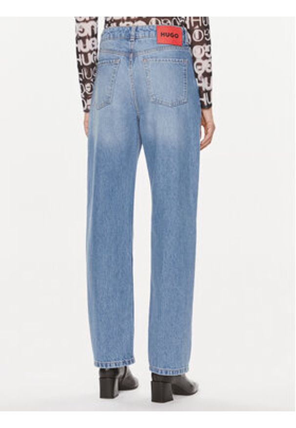 Hugo Jeansy Gilissi 50508188 Niebieski Relaxed Fit. Kolor: niebieski