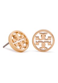 Tory Burch Kolczyki Logo Circle Stud Earring 11165518 Złoty. Materiał: złote. Kolor: złoty