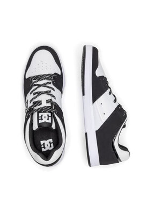 DC Shoes Sneakersy CURE ADYS400073-HLC Biały. Kolor: biały. Materiał: skóra