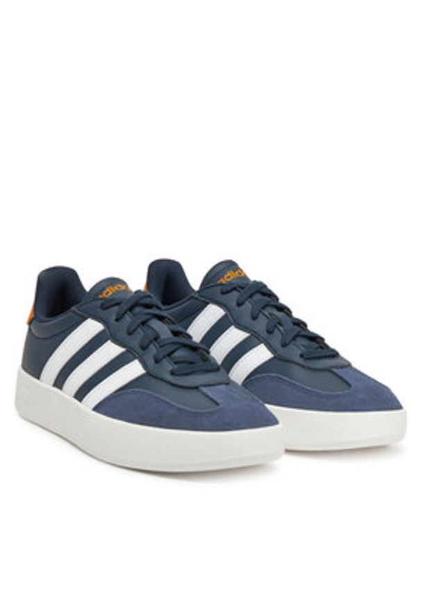 Adidas - adidas Sneakersy Barreda JI2310 Granatowy. Kolor: niebieski. Materiał: skóra