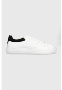 Trussardi Jeans - Trussardi sneakersy New Yrias kolor biały. Nosek buta: okrągły. Zapięcie: sznurówki. Kolor: biały. Materiał: guma