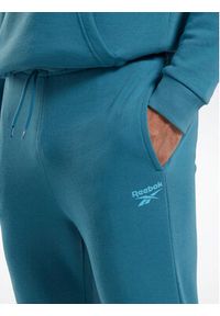 Reebok Spodnie dresowe Reebok Identity French Terry Joggers H49680 Niebieski Regular Fit. Kolor: niebieski. Materiał: bawełna #2