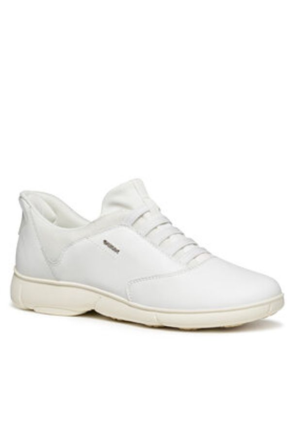 Geox Sneakersy D Nebula 2.0 Plus D568EA 08514 C1000 Biały. Kolor: biały. Materiał: skóra