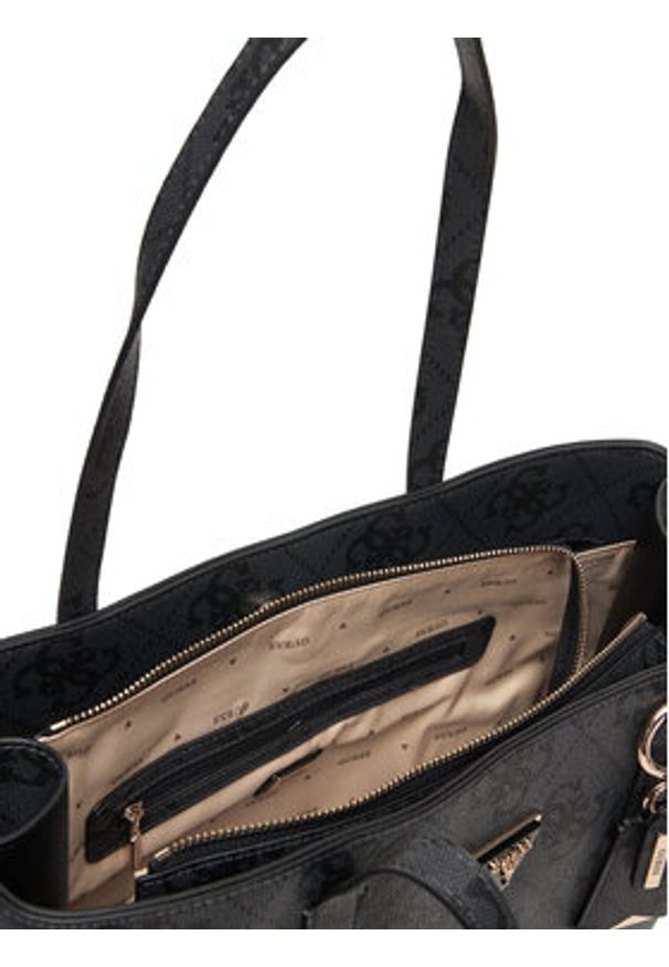 Guess Torebka Meridian II HWOS69 74230 Szary. Kolor: szary. Materiał: skórzane