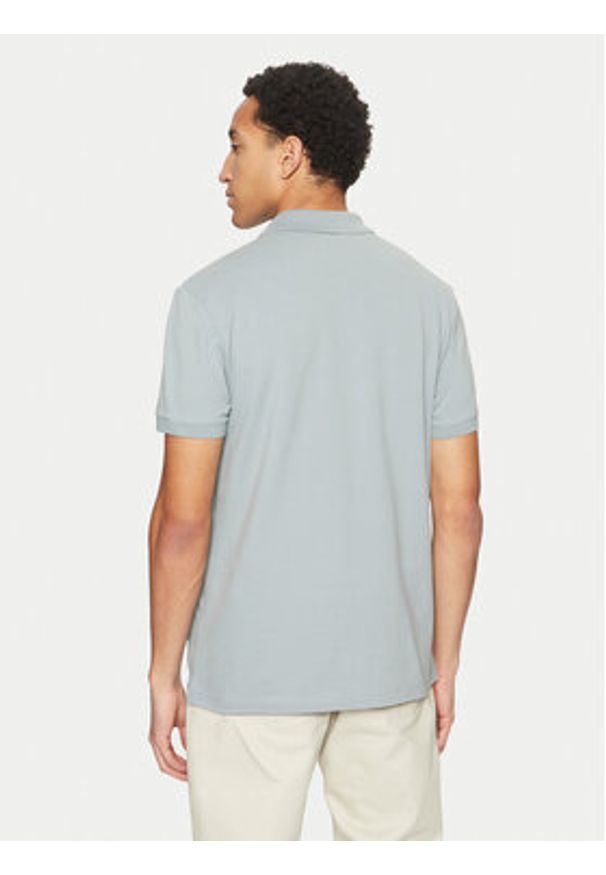 Calvin Klein Jeans Polo Monologo J30J325664 Niebieski Regular Fit. Typ kołnierza: polo. Kolor: niebieski. Materiał: bawełna