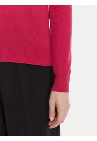 United Colors of Benetton - United Colors Of Benetton Golf 1002D2348 Różowy Regular Fit. Typ kołnierza: golf. Kolor: różowy. Materiał: wełna