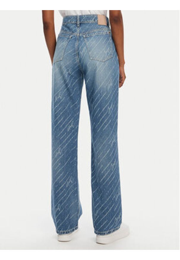 BOSS Jeansy C_Ada 50545081 Niebieski Straight Fit. Kolor: niebieski