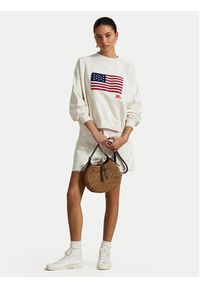 Polo Ralph Lauren Bluza 211965098001 Biały Relaxed Fit. Typ kołnierza: polo. Kolor: biały. Materiał: bawełna #3